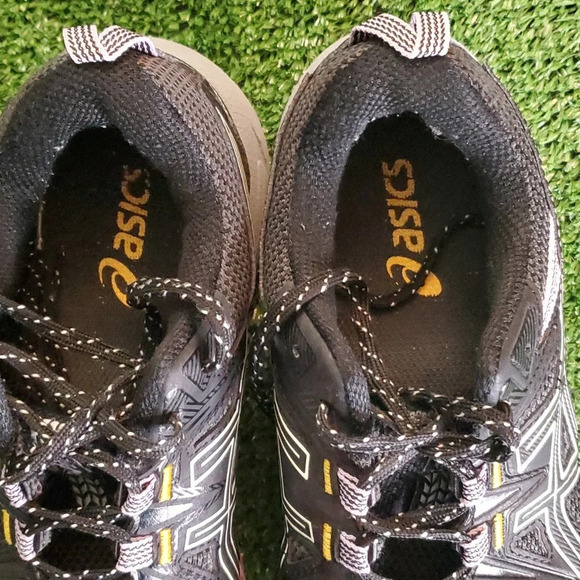 ASICS Black & Pink Womens Gel Venture 9W - Picture 3 of 12